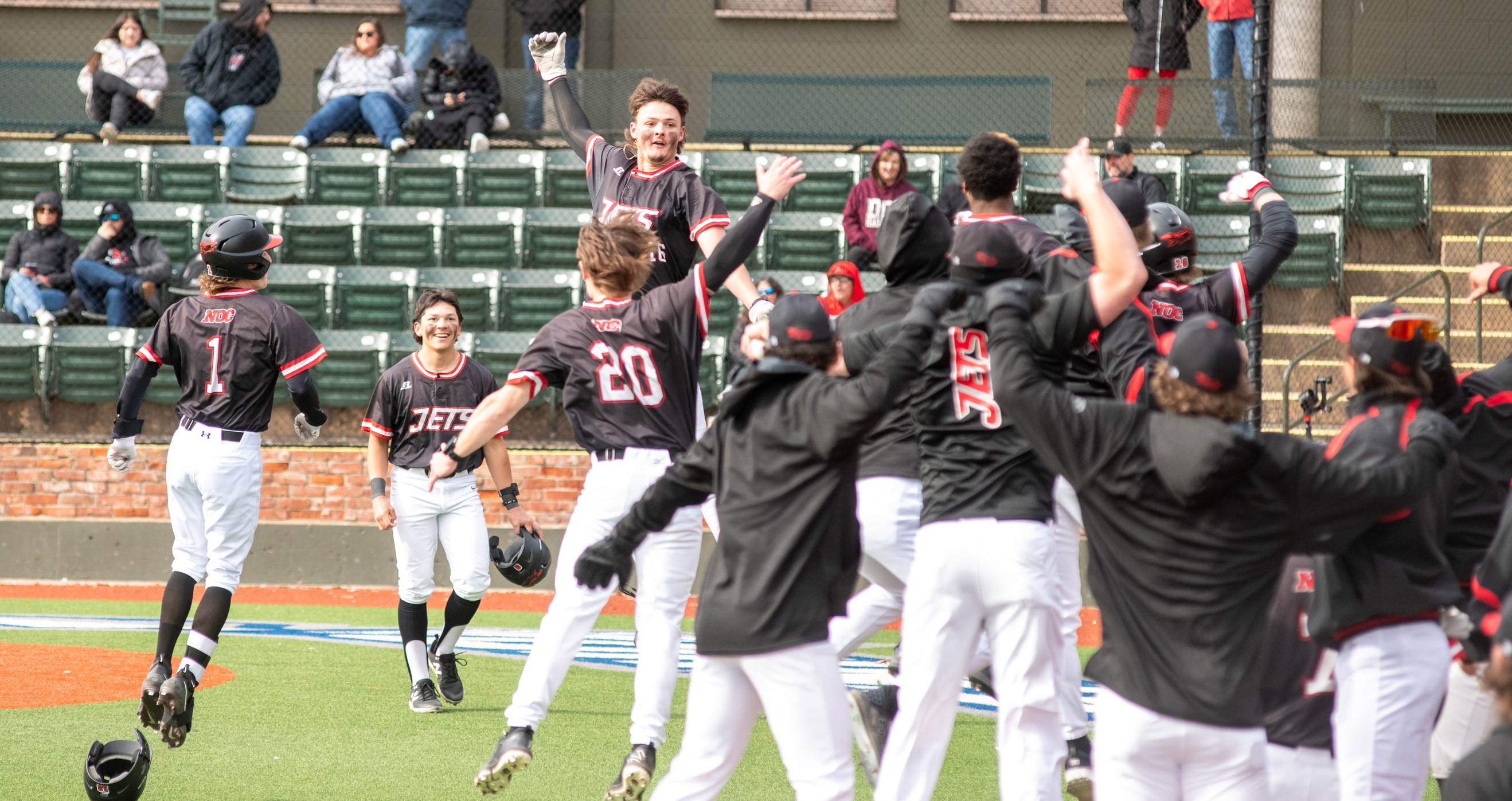 Jets sweep Northeast Nebraska in home opener